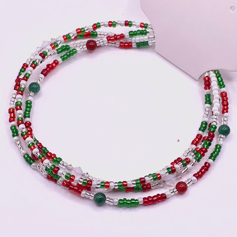 Festive Seed Bead Bracelet